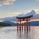 海に浮かぶ鳥居　厳島神社